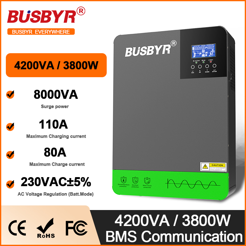 Charge Controller Solar - Inversores solares híbridos de 4,2 kW,