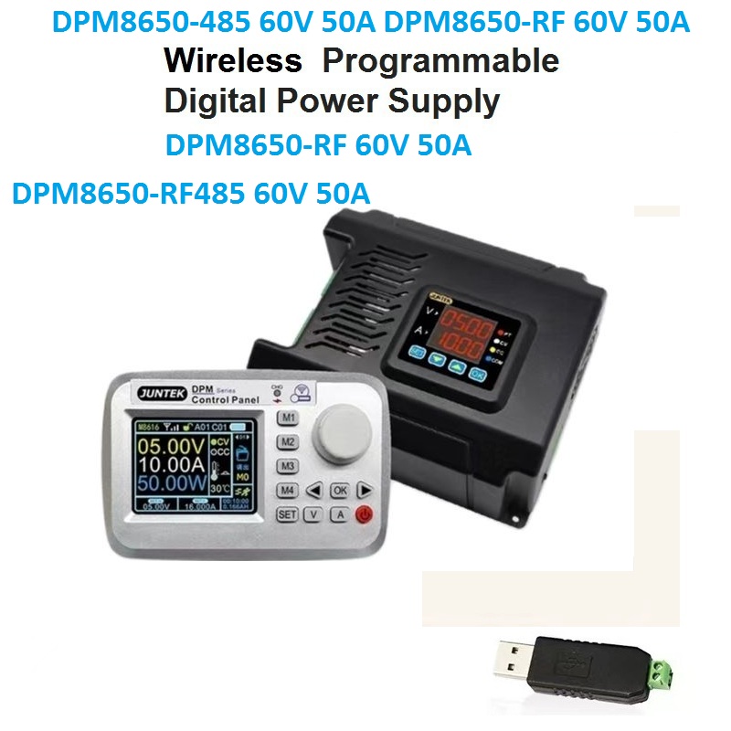 Charge Controller Solar - DPM8650-485RF 60V 50A Control remoto voltímetro