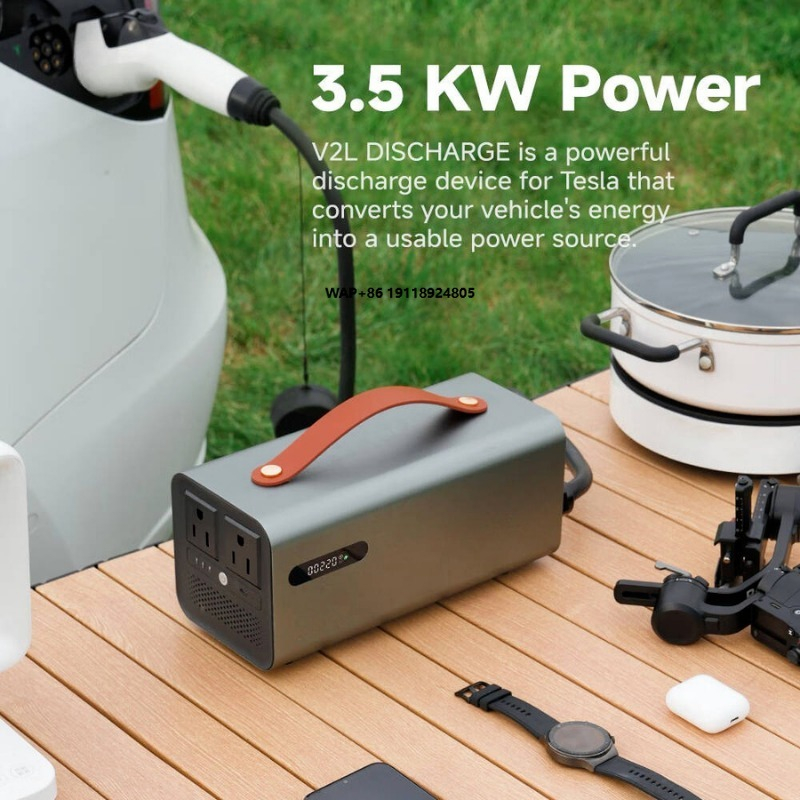 Outdoor Power Station - Estación de Descarga NACS V2L de