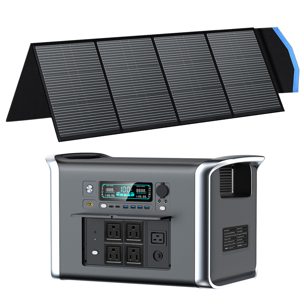 Solar Panel 200W - CTOLITY AP2000 Central eléctrica portátil de