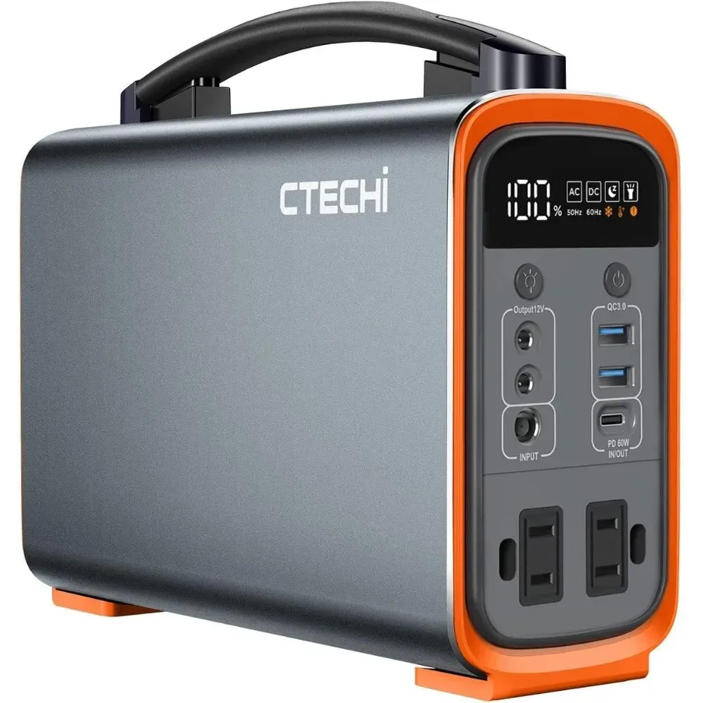 Solar Generator - Central eléctrica portátil Lifepo4 de 320Wh,