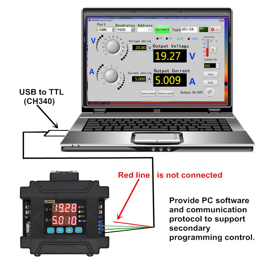 DPM8650 485RF DPM8650 60V 50A  - Charge Controller Solar reseña y precio