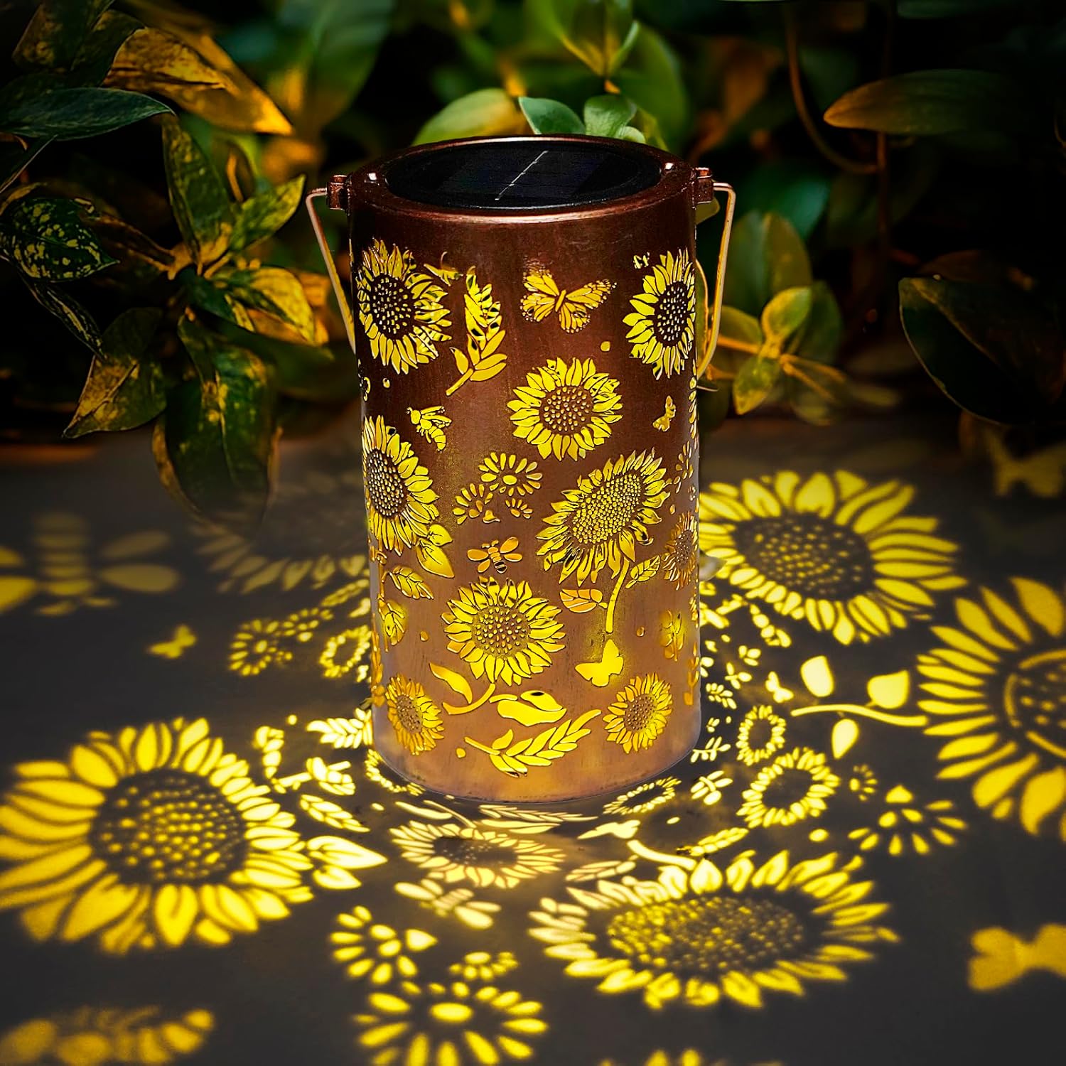 Luz de girasol y luz de sombra - Solar Lamp reseña y precio