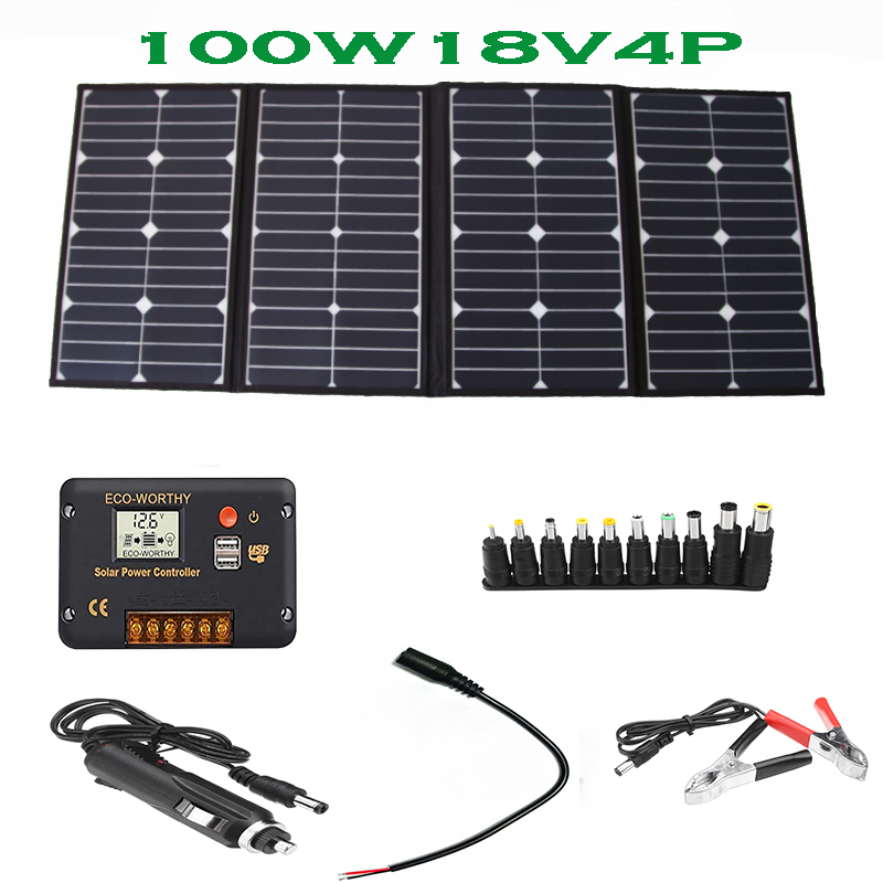 Cargador de panel solar plegab - Charge Controller Solar reseña y precio