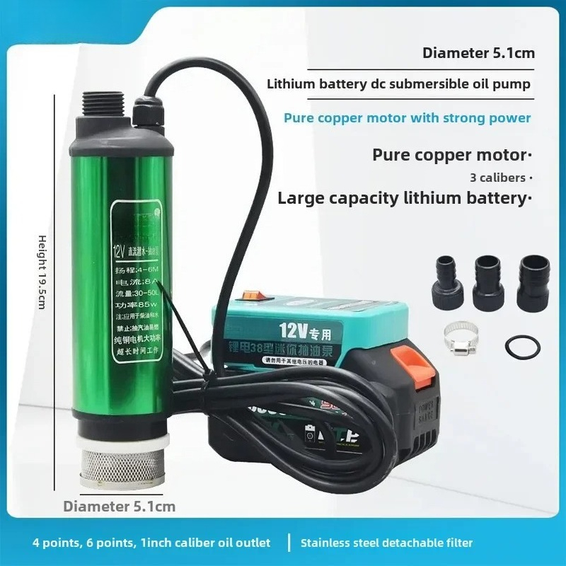 Bomba de Combustible de Doble  - Lithium Battery 12V reseña y precio