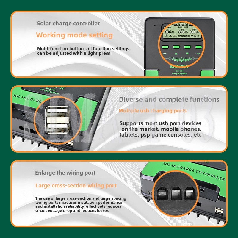 Controlador de Carga Solar MPP - Charge Controller Solar reseña y precio
