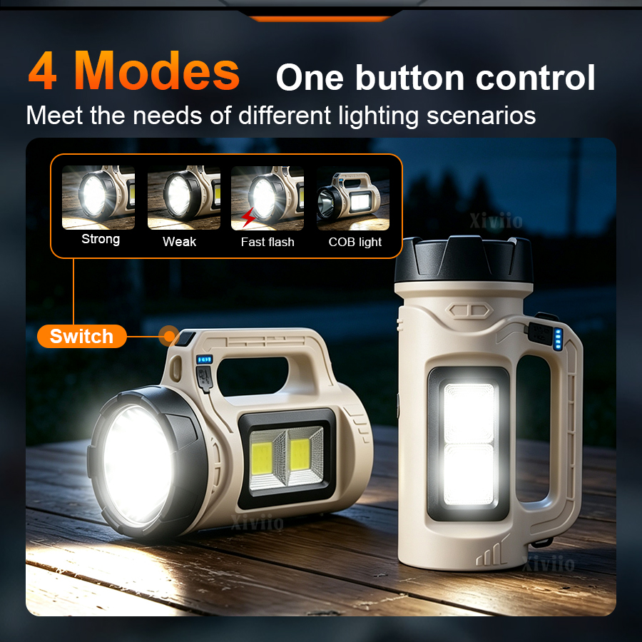 Antorcha LED de mano multiesce - Solar Generator reseña y precio