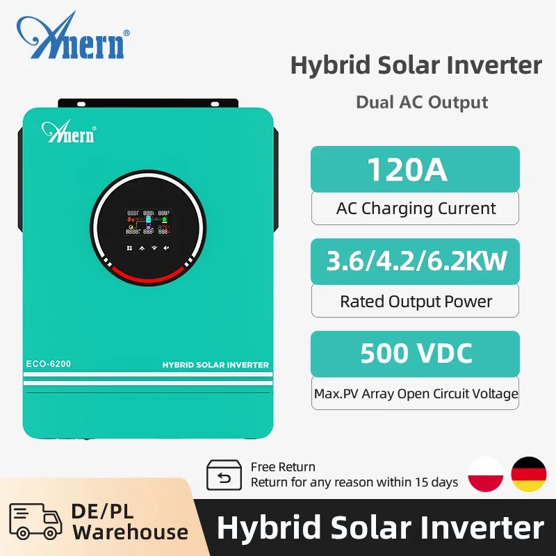 Inversor Solar híbrido fuera d - Charge Controller Solar reseña y precio