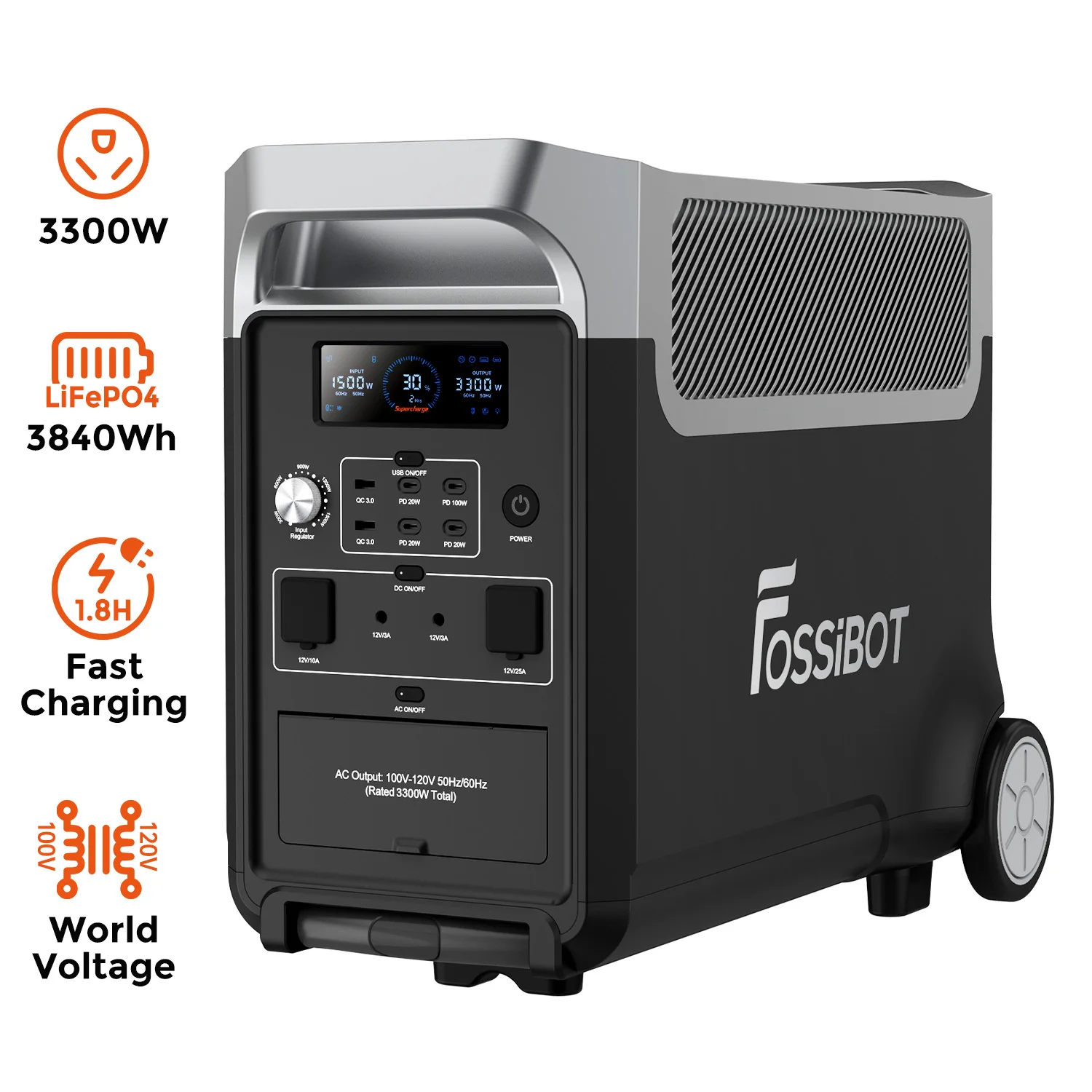 Generador Fossibot F3600 Pro c - Solar Generator reseña y precio