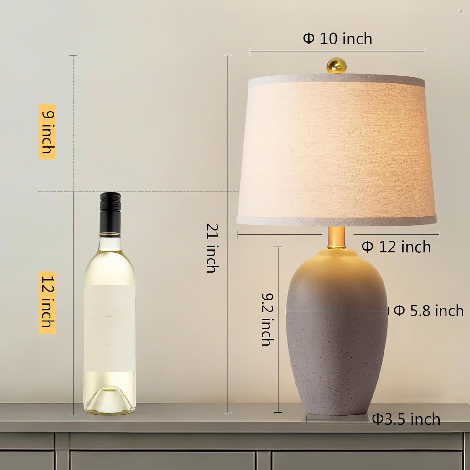 Juego de 2 Lámparas de Mesa Pe - Solar Lamp reseña y precio