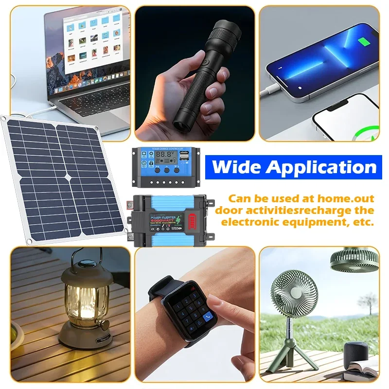 Kit solar de 6000W equipado co - Solar Panel 200W reseña y precio