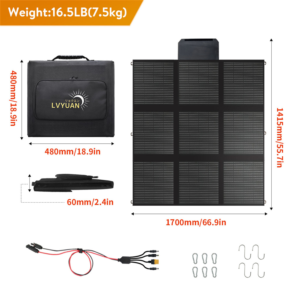 Panel solar portátil monocrist - Solar Panel reseña y precio