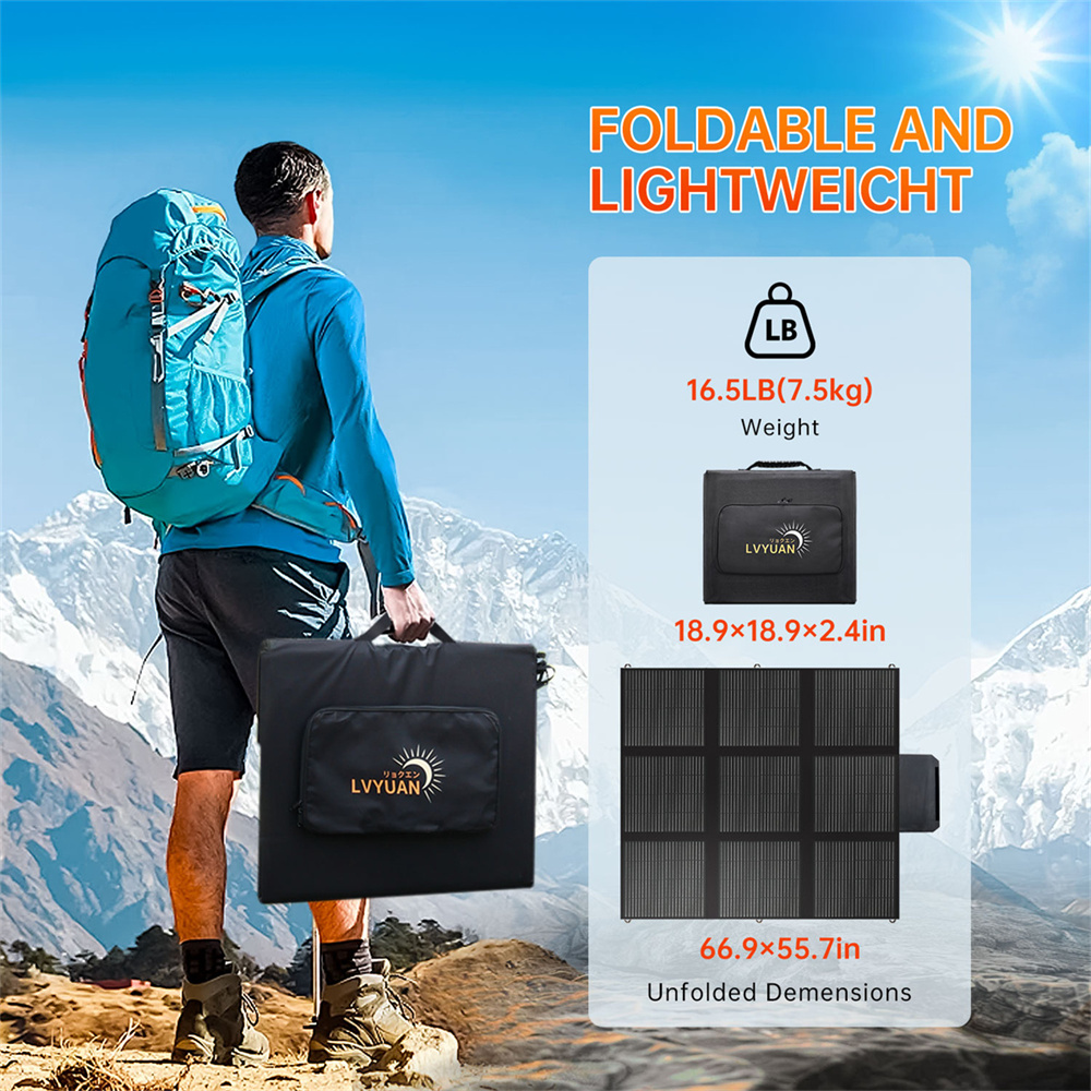 Panel solar portátil monocrist - Solar Panel reseña y precio