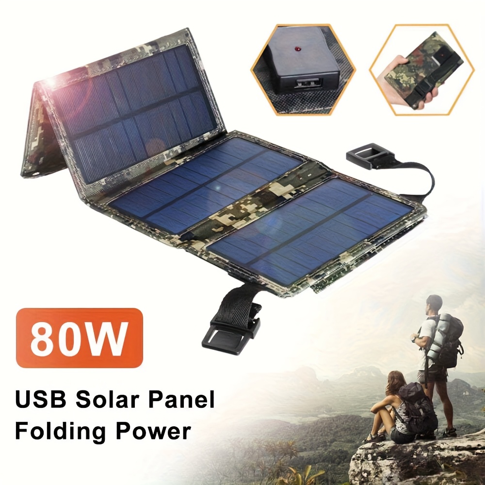 Panel Solar Portátil Plegable  - Solar Panel reseña y precio