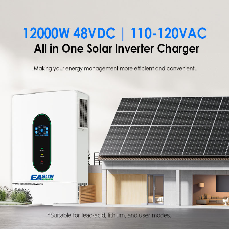 Inversor Solar Híbrido EASUN U - Charge Controller Solar reseña y precio