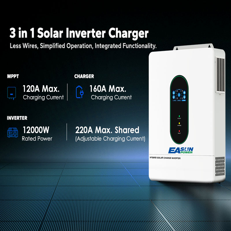 Inversor Solar Híbrido EASUN U - Charge Controller Solar reseña y precio
