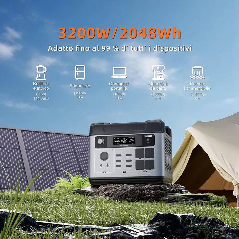 OUKITEL P2001 PLUS 2026 con Ba - Portable Power Station reseña y precio