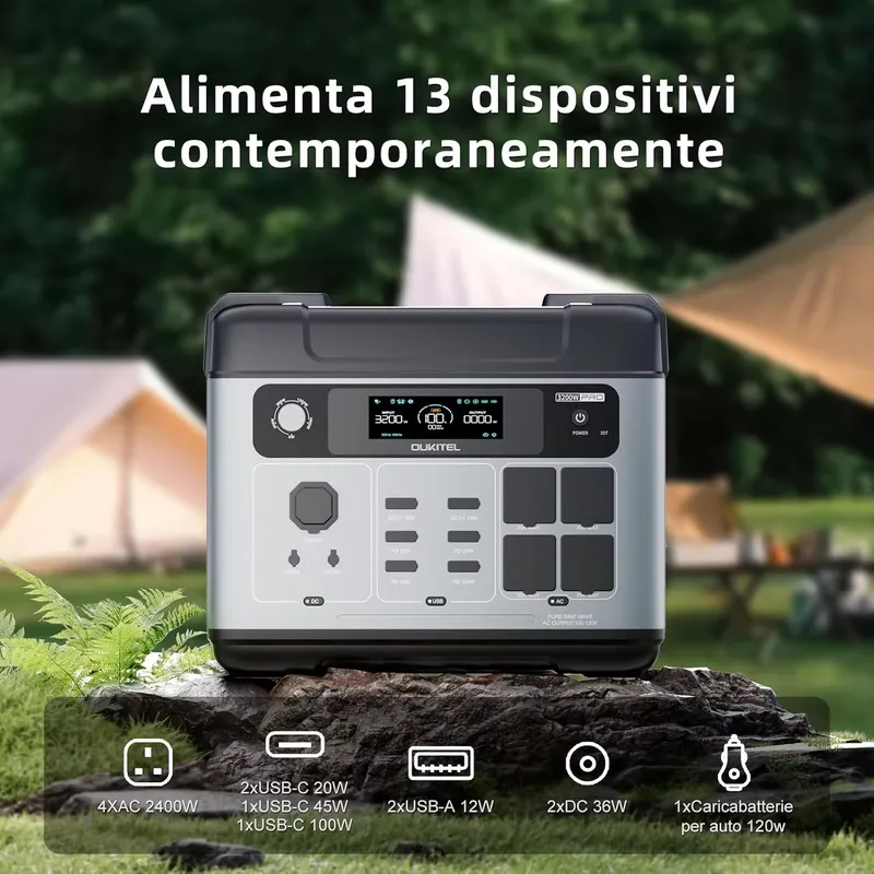 OUKITEL P2001 PLUS 2026 con Ba - Portable Power Station reseña y precio