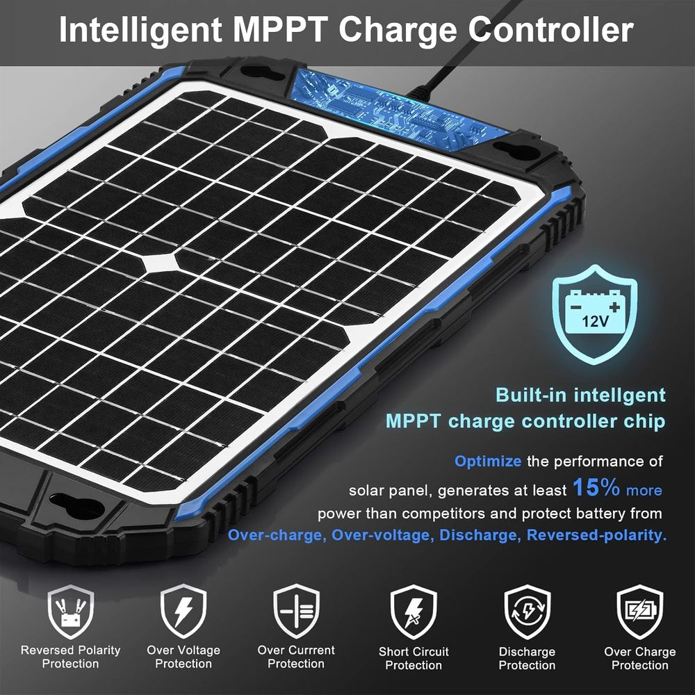 Cargador y Mantenedor de Bater - Charge Controller Solar reseña y precio