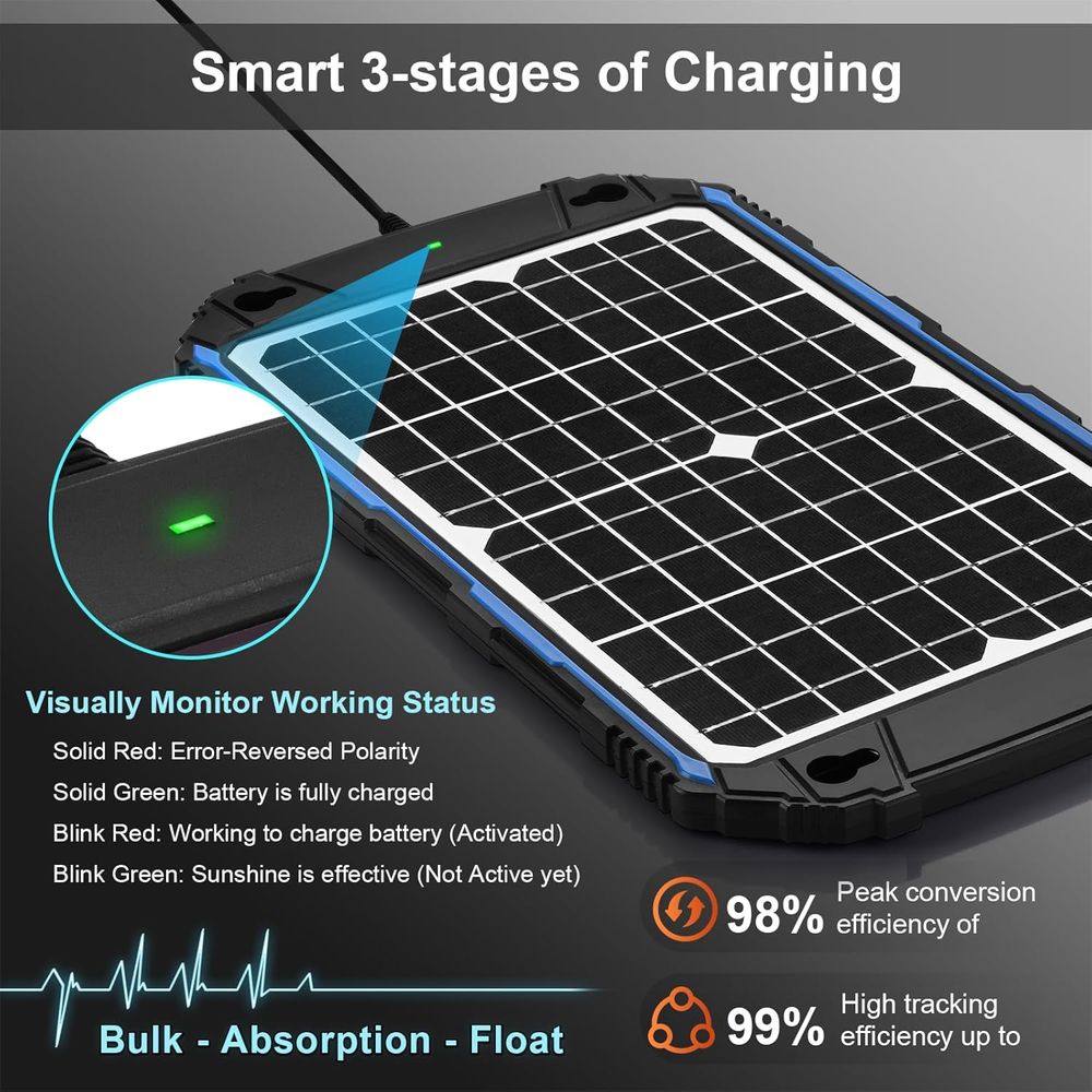 Cargador y Mantenedor de Bater - Charge Controller Solar reseña y precio