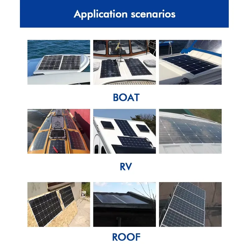 Panel Solar Flexible de 50W 10 - Solar Panel 200W reseña y precio