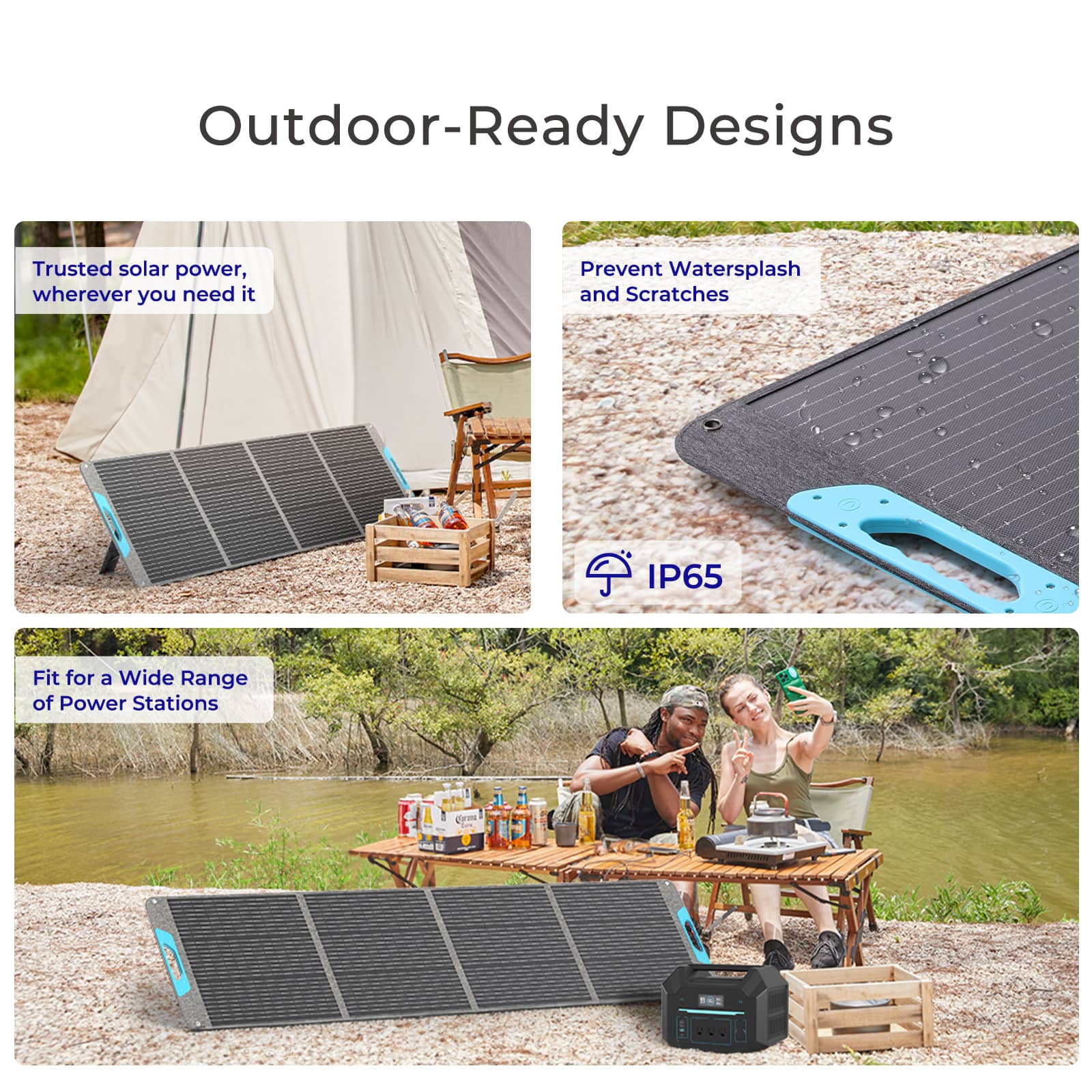 Renogy-Panel Solar portátil de - Solar Panel 200W reseña y precio