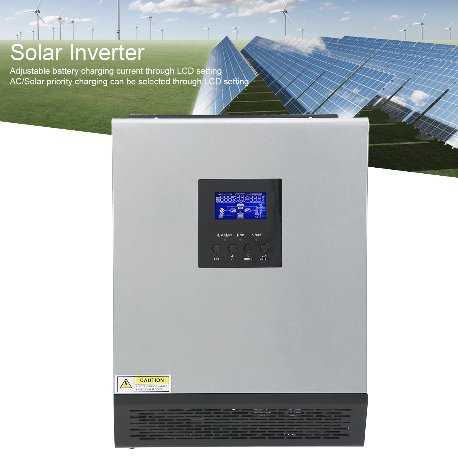 Inversor Solar Híbrido de 3KVA - Charge Controller Solar reseña y precio