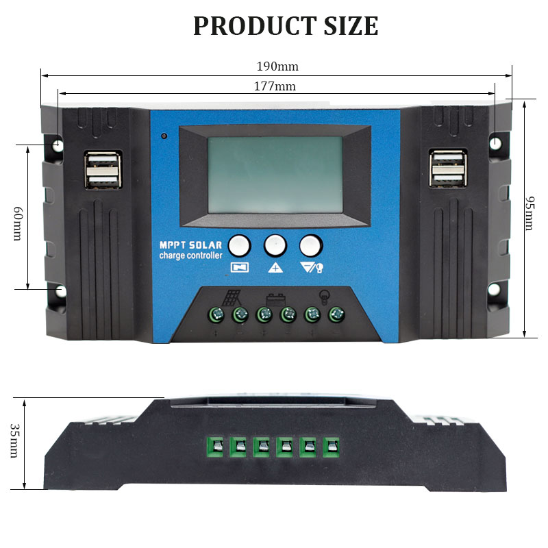 Controlador Solar MPPT 12V/24V - Solar Panel 200W reseña y precio